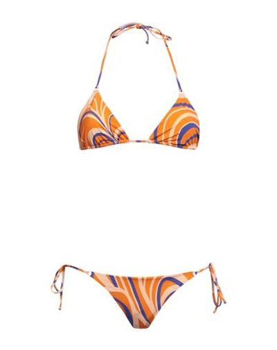 Siyu Woman Bikini Orange Size 6 Polyamide, Elastane