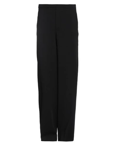Ferragamo Man Pants Black Size M Viscose, Polyamide, Polyurethane