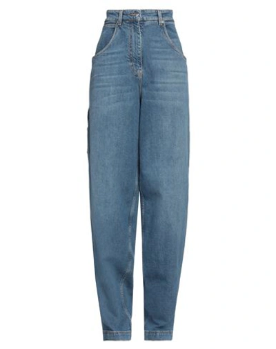 Etro Woman Jeans Blue Size 28 Cotton, Elastane, Polyester, Viscose