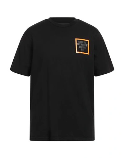 Outhere Man T-shirt Black Size L Cotton