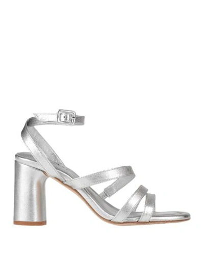 Eqüitare Equitare Woman Sandals Silver Size 11 Leather