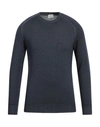 Etro Man Sweater Midnight Blue Size L Virgin Wool