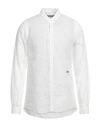 Dolce & Gabbana Man Shirt White Size 15 ½ Linen
