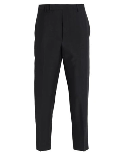 Prada Man Pants Black Size 34 Mohair Wool, Wool, Silk