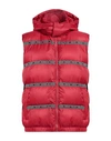 Versace Man Down Jacket Red Size 40 Polyester