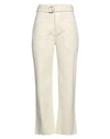 Etro Woman Pants Ivory Size 6 Cotton In White