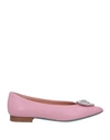 Fratelli Russo Woman Ballet Flats Pink Size 6 Leather