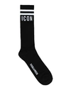 Dsquared2 Man Socks & Hosiery Black Size 13-14 Cotton, Polyamide, Elastane