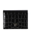 TOM FORD TOM FORD WOMAN COIN PURSE BLACK SIZE - CALFSKIN, BRASS