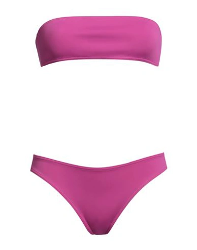 Zadig & Voltaire Woman Bikini Magenta Size 10 Polyamide, Elastane