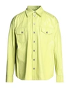 DOLCE & GABBANA DOLCE & GABBANA MAN SHIRT ACID GREEN SIZE 17 COTTON