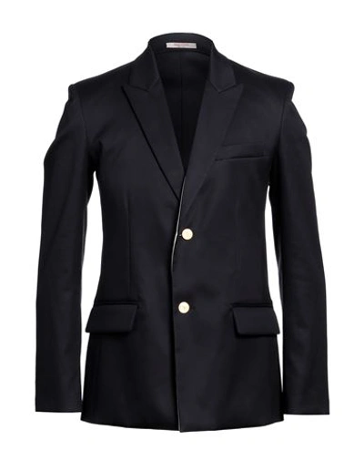 Valentino Garavani Man Blazer Midnight Blue Size 40 Polyamide, Cotton