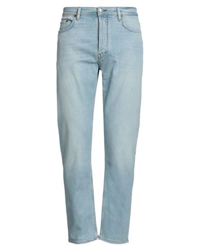 Acne Studios Man Jeans Blue Size 30 Cotton, Elastane