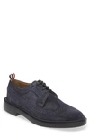 Thom Browne Classic Leather Lace-up Shoes In Navy