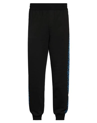 Versace Man Pants Black Size 4xl Cotton