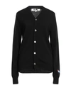 Comme Des Garçons Play Woman Cardigan Black Size M Wool