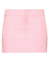 Isabel Marant Woman Mini Skirt Pink Size 8 Viscose, Cotton In Pink