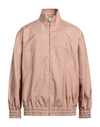Valentino Garavani Man Jacket Blush Size 38 Polyamide In Pink