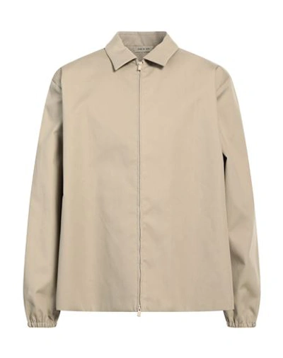 Fear Of God Man Jacket Beige Size 40 Cotton