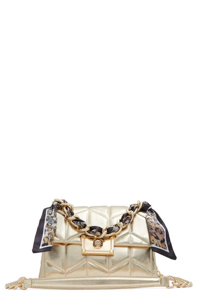 Aldo Jermeyyx Synthetic Crossbody In Gold