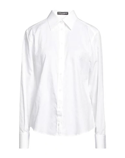 Dolce & Gabbana Woman Shirt White Size 8 Cotton