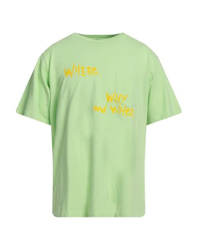 Engineered Garments Man T-shirt Light Green Size Xl Cotton