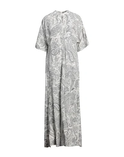 Etro Woman Maxi Dress White Size 8 Viscose