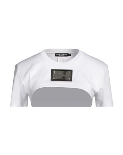 Dolce & Gabbana Woman Top White Size 4 Cotton