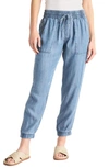 Splendid Lakeside Chambray Indigo Jogger Pants