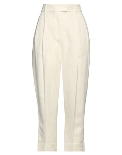 Brunello Cucinelli Tailored Baggy Trousers In Twill In White