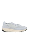COMMON PROJECTS COMMON PROJECTS MAN SNEAKERS GREY SIZE 8 LEATHER, TEXTILE FIBERS