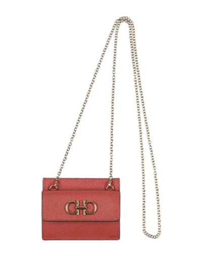 Ferragamo Woman Wallet Brick Red Size - Calfskin