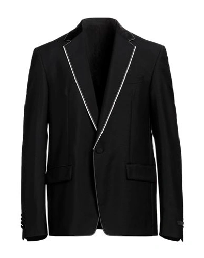 Prada Man Blazer Black Size 40 Mohair Wool, Wool