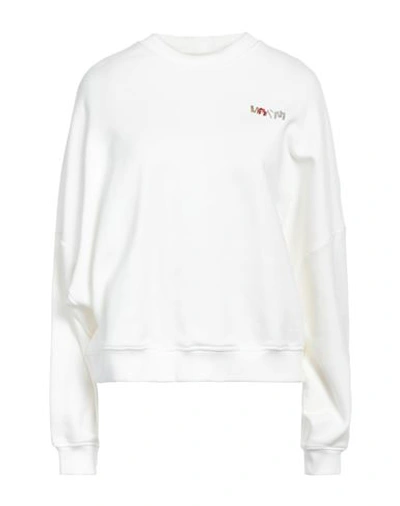 Marni Woman Sweatshirt Off White Size 0 Cotton In Off White