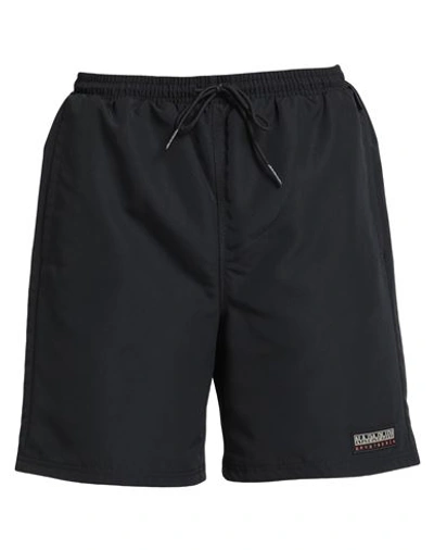 Napapijri Man Swim Trunks Black Size S Polyester