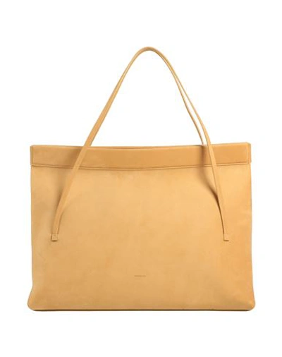 Wandler Woman Handbag Mustard Size - Soft Leather In Yellow