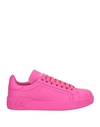 Dolce & Gabbana Logo Low-top Sneakers In Pink