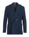 ETRO ETRO MAN BLAZER MIDNIGHT BLUE SIZE 40 COTTON, VISCOSE, POLYAMIDE, ELASTANE