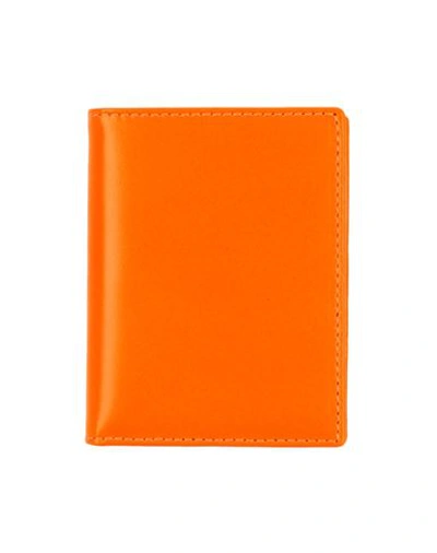 Comme Des Garçons Woman Wallet Orange Size - Soft Leather