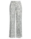 Etro Woman Pants White Size 4 Viscose, Wool In White