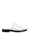 Ferragamo Open-toe Slip-on Slides In White