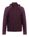Shop Dunhill Man Jacket Plum Size Xl Polyester, Polyurethane In Purple