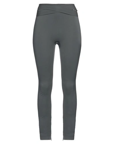 Dolce & Gabbana Woman Pants Lead Size 8 Viscose, Polyamide, Elastane In Grey
