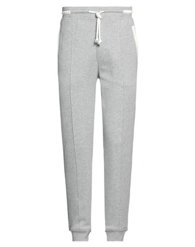 Brunello Cucinelli Man Pants Light Grey Size Xl Cotton, Polyamide