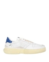 TRYPEE TRYPEE MAN SNEAKERS OFF WHITE SIZE 7 LEATHER