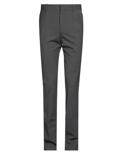 Loewe Man Pants Lead Size 36 Wool, Elastane In Grey