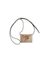 Tom Ford Woman Document Holder Gold Size - Calfskin, Brass