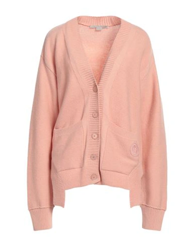 Stella Mccartney Woman Cardigan Pink Size 4-6 Cashmere, Wool, Polyester, Viscose