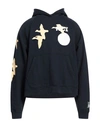 REESE COOPER REESE COOPER MAN SWEATSHIRT NAVY BLUE SIZE S COTTON