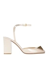 Valentino Garavani Woman Pumps Ivory Size 11 Leather In White